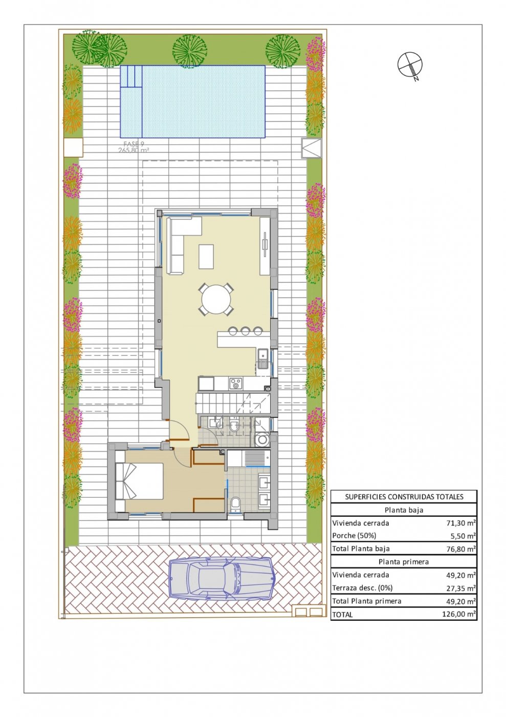 Villa à Pilar de la Horadada, Alicante, Espagne 3 chambres, 120 m2 No. 76055