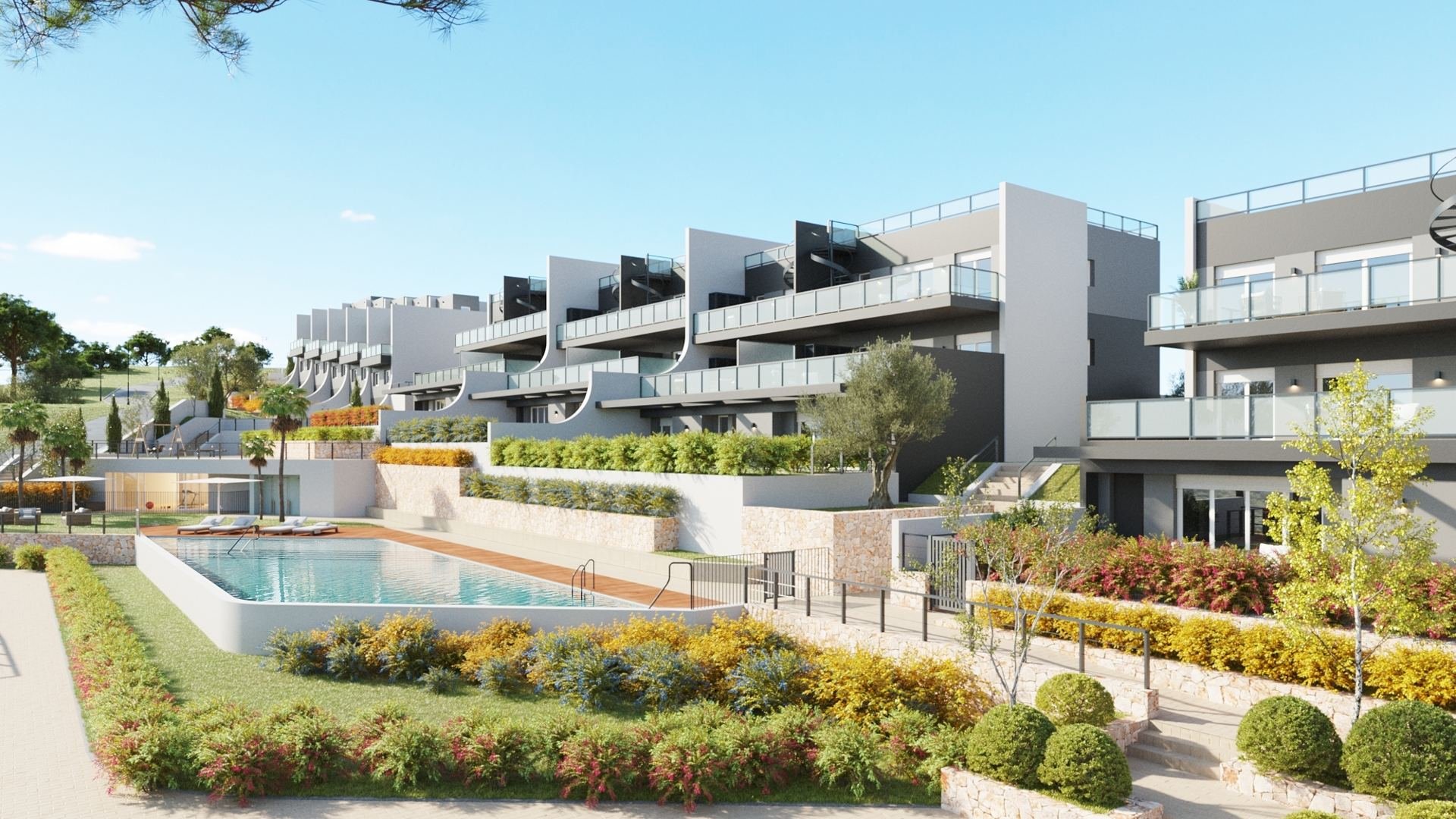 Квартира в Breeze, Финестрат, Аликанте, Испания 3 спальни, 179м2 №73892