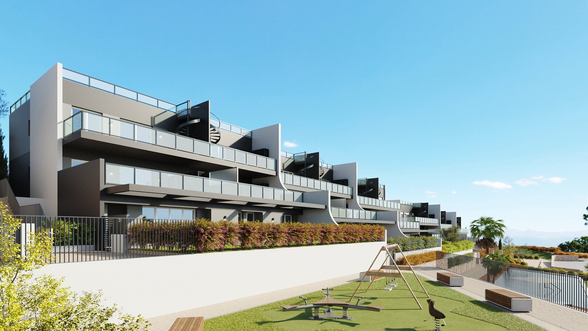 Квартира в Breeze, Финестрат, Аликанте, Испания 3 спальни, 179м2 №73892
