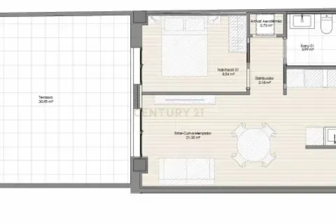 Appartamento in vendita a Sabadell, Barcelona, Spagna 1 camera da letto, 46.28 mq. N° 167069 - foto 6
