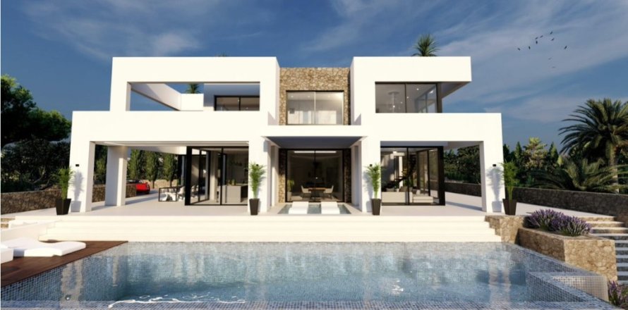 Villa en Benissa, Alicante, España 4 dormitorios, 615 m2 No. 145032