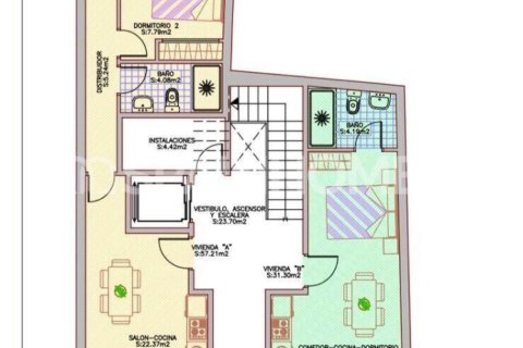 Apartamento en venta en Torrevieja, Alicante, España 2 dormitorios, 60 m2 No. 139017 - foto 9