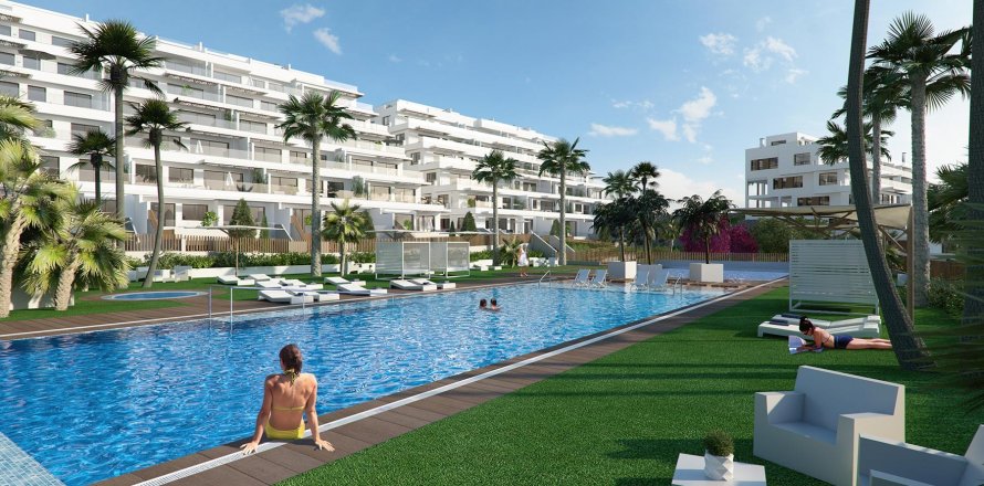 Квартира Финестрат, Аликанте, Испания 2 спальни, 74м2 №76872