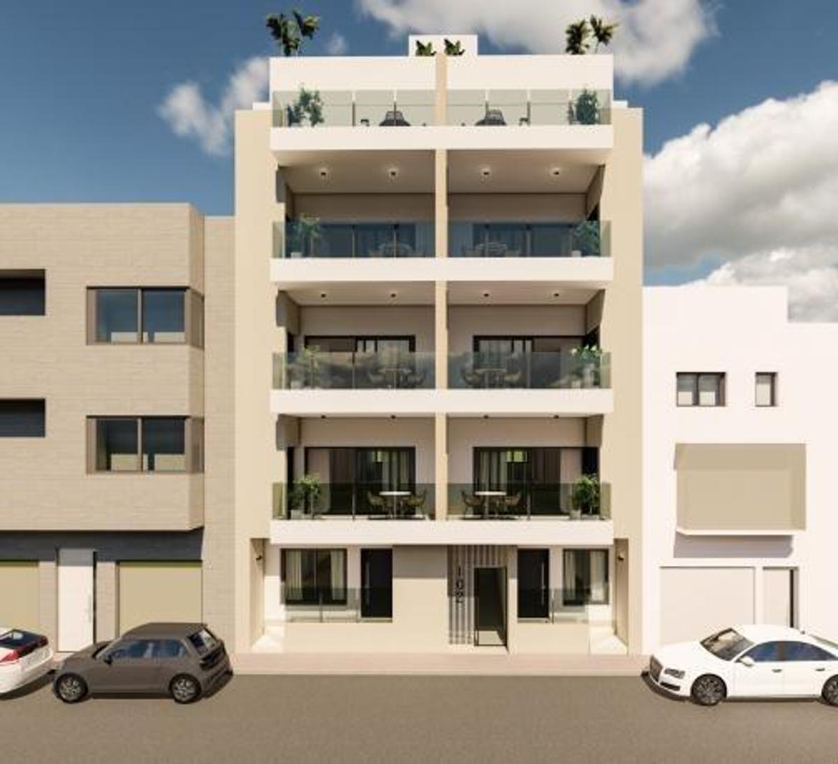 Kattohuoneisto Guardamar del Segura, Alicante, Espanja 3 makuuhuonetta, 109 m2 No. 96620