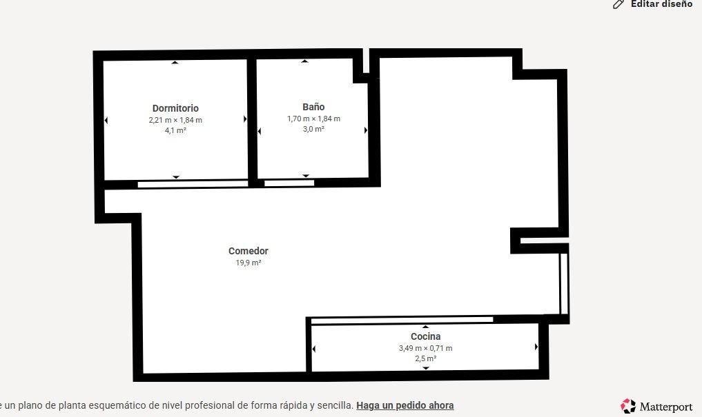 Apartment in Torrevieja, Alicante, Spain 33 sq.m. No. 182901