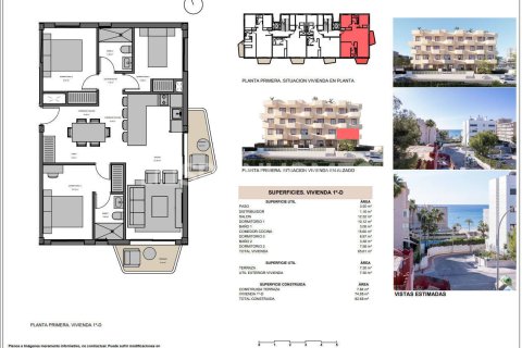 Penthäuser zum Verkauf in El Campello, Alicante, Spanien 2 Schlafzimmer, 51 m2 Nr. 149655 - Foto 15