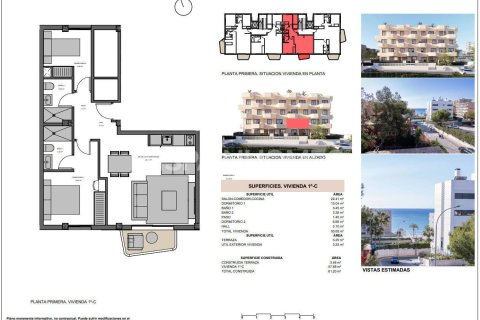 Penthäuser zum Verkauf in El Campello, Alicante, Spanien 2 Schlafzimmer, 51 m2 Nr. 149655 - Foto 14