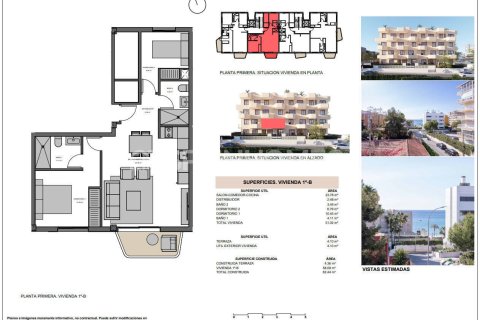 Dzīvoklis pārdošanā El Campello, Alicante, Spānijā 3 istabas, 65 m2 Nr. 149654 - attēls 13