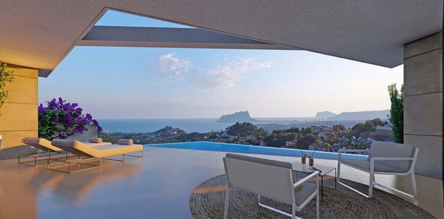 Villa i Benitachell, Alicante, Spanien 4 sovrum, 348 kvm. Nr. 170465