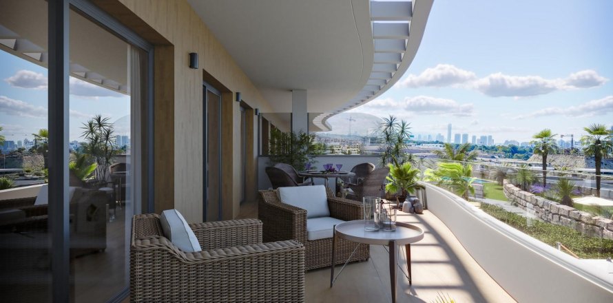 Huoneisto Finestrat, Alicante, Espanja 3 makuuhuonetta, 103 m2 No. 170467