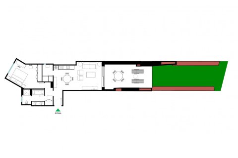 Huoneisto myytävänä Abama, Tenerife, Espanja, 1 makuuhuone, 136 m2 No. 154076 - kuva 28