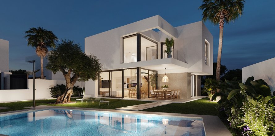 Villa a Finestrat, Alicante, Spagna 3 camere da letto, 154 mq. N° 182311
