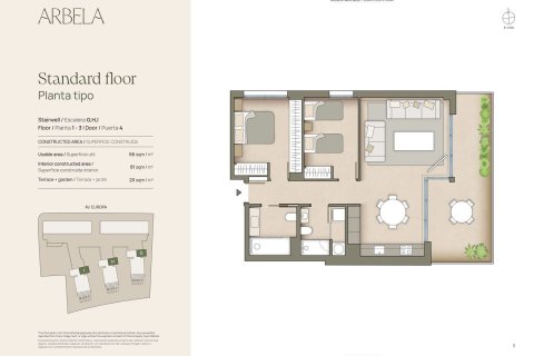 Apartment for sale in Gava, Barcelona, Spain 2 bedrooms, 81 sq.m. No. 164944 - photo 2