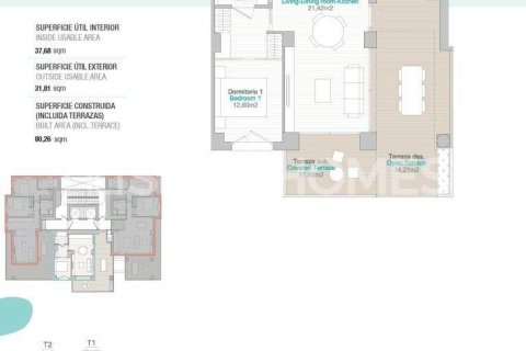 Kattohuoneisto myytävänä Calpe, Alicante, Espanja, 3 makuuhuonetta, 109 m2 No. 107971 - kuva 4