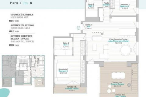 Kattohuoneisto myytävänä Calpe, Alicante, Espanja, 3 makuuhuonetta, 109 m2 No. 107971 - kuva 11