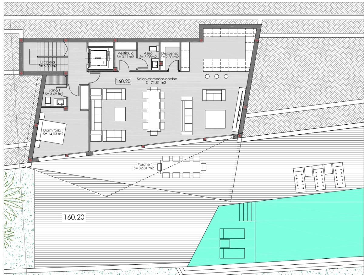 Villa Benissa, Alicante, Spānijā 4 istabas, 560 m2 Nr. 78693