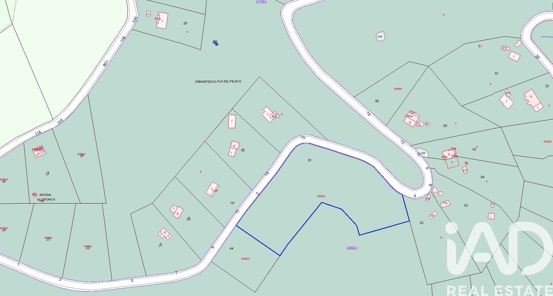 Land plot à Olesa de Bonesvalls, Barcelona, Espagne 8547 m2 No. 185216