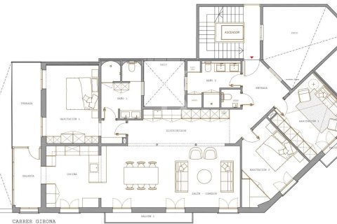 Продажа квартиры в Барселона, Испания 3 спальни, 184м2 №157349 - фото 21