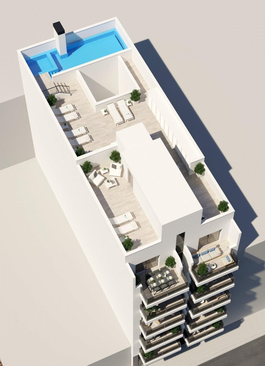 Apartment in Torrevieja, Alicante, Spain 2 bedrooms, 87 sq.m. No. 111214