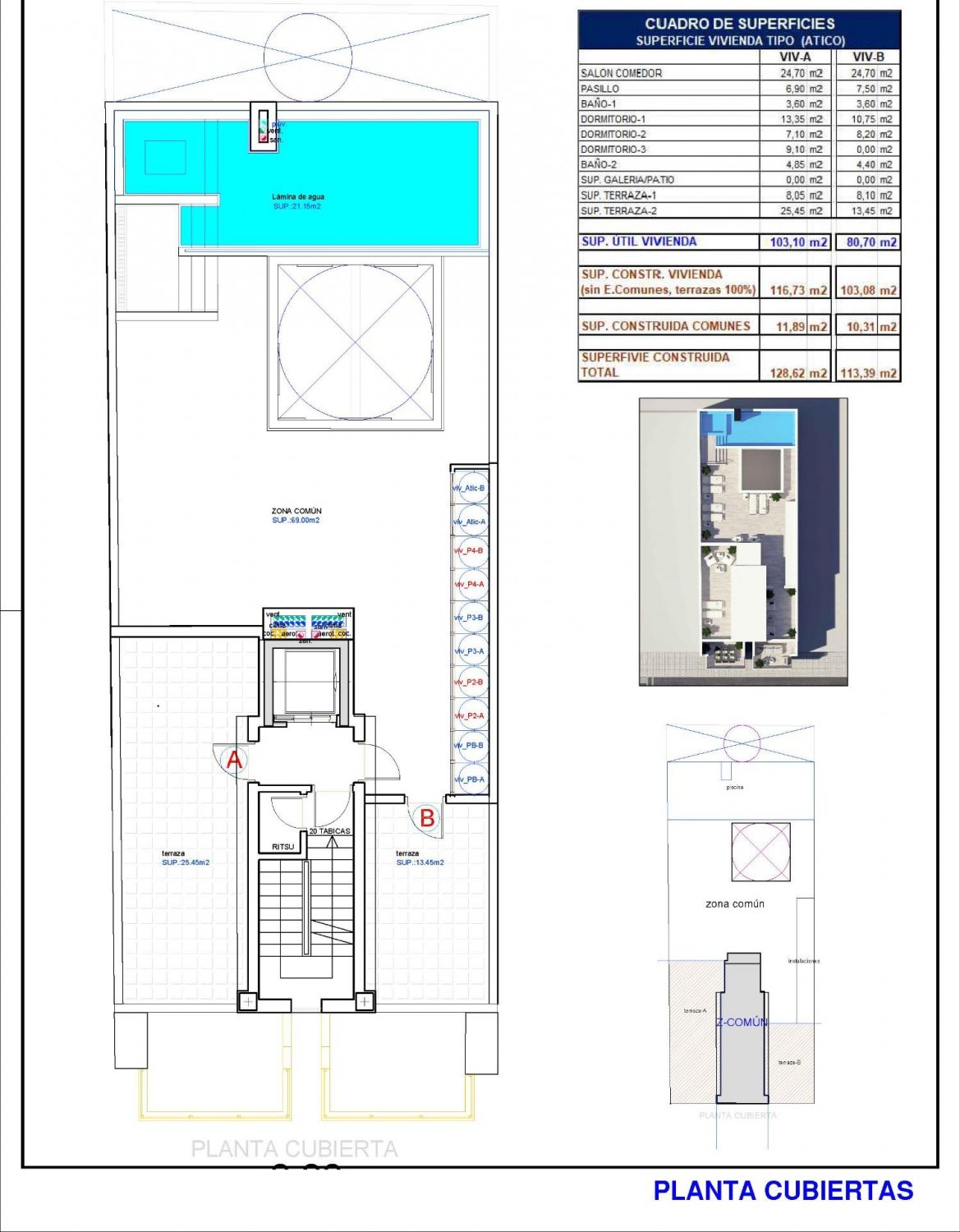 Apartment in Torrevieja, Alicante, Spain 2 bedrooms, 87 sq.m. No. 111214