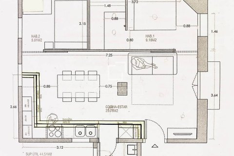 Dzīvoklis īrēšanai Barcelona, Spānijā 1 istaba, 48 m2 Nr. 151037 - attēls 26