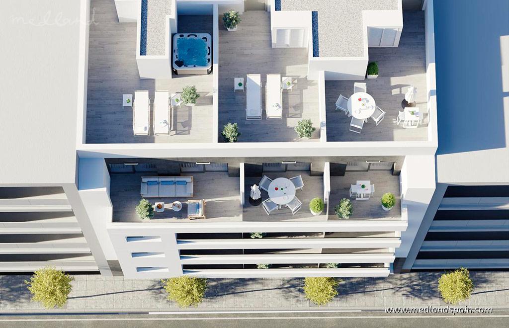 Apartament w Torrevieja, Alicante, Hiszpania 3 sypialnie, 137 mkw. nr 182636