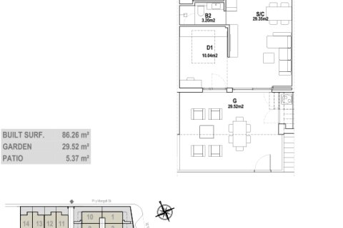 Wohnung zum Verkauf in San Pedro del Pinatar, Murcia, Spanien 3 Schlafzimmer,  Nr. 145581 - Foto 6