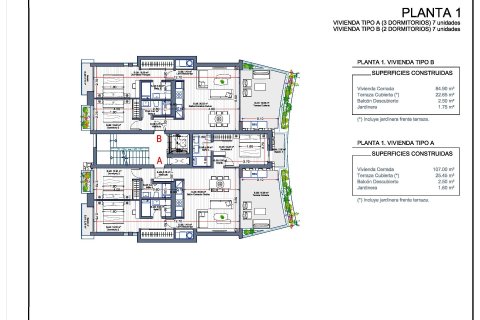 Apartamento en venta La Manga Club, Murcia, España 2 dormitorios, 96 m2 No. 133758 - foto 16