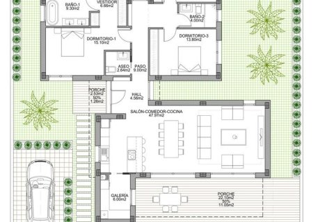 Продажа виллы в Бенихофар, Аликанте, Испания 3 спальни, 178м2 №165058 - фото 8