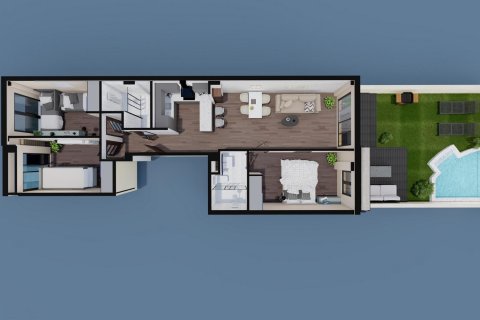 Huoneisto myytävänä Pilar de la Horadada, Alicante, Espanja, 3 makuuhuonetta, 96 m2 No. 141857 - kuva 9