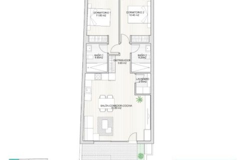 Bungalow zum Verkauf in Lo Pagan, Murcia, Spanien 2 Schlafzimmer, 78 m2 Nr. 112789 - Foto 21