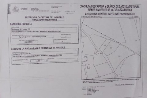 Land plot for sale in San Vicente del Raspeig, Alicante, Spain No. 183065 - photo 9