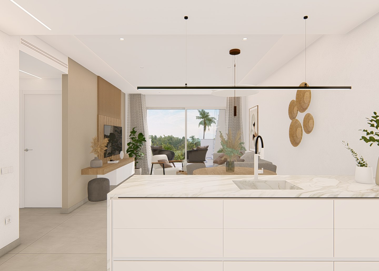 Apartment in Guardamar del Segura, Alicante, Spain 2 bedrooms, 85 sq.m. No. 80966