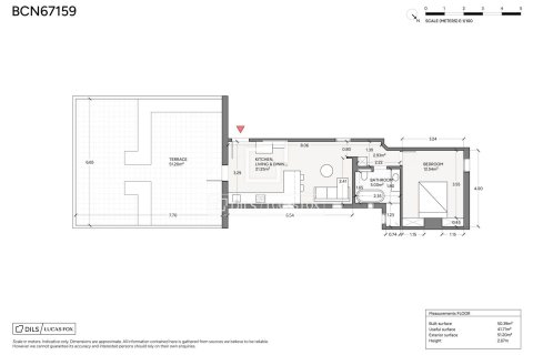 Penthauss pārdošanā Barcelona, Spānijā 1 istaba, 52 m2 Nr. 168928 - attēls 26