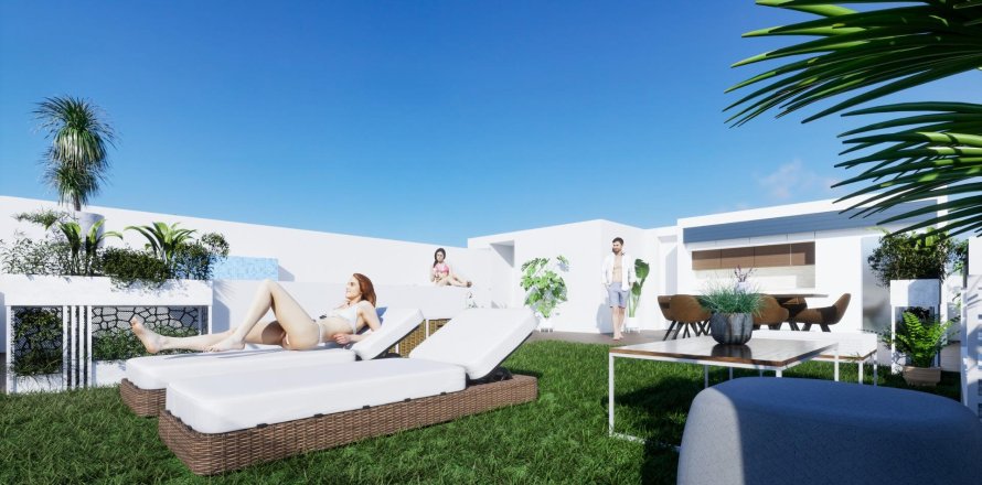 Takvåning i Benijofar, Alicante, Spanien 2 sovrum, 81 kvm. Nr. 171847