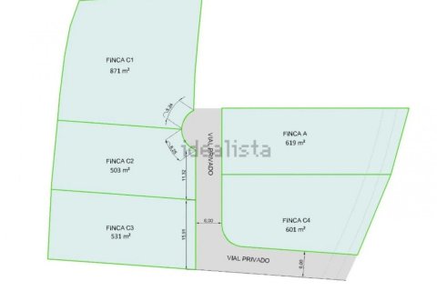 Parcela en venta en Sanxenxo, Pontevedra, España 3565 m2 No. 173362 - foto 3