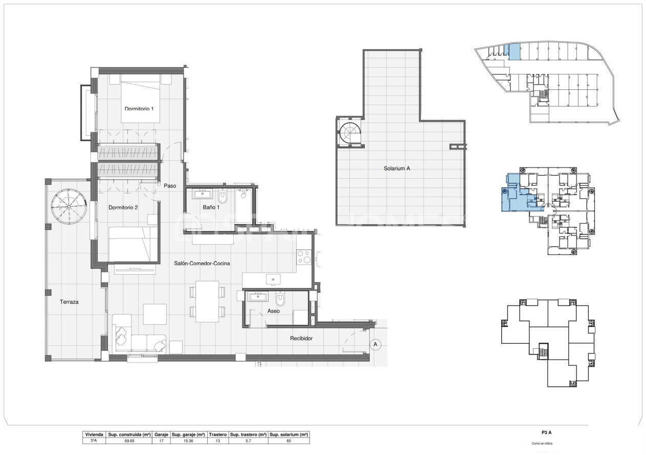Apartamento en Bigastro, Alicante, España 2 dormitorios, 61 m2 No. 183659