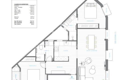 Продажа квартиры в Барселона, Испания 2 спальни, 86м2 №156758 - фото 24