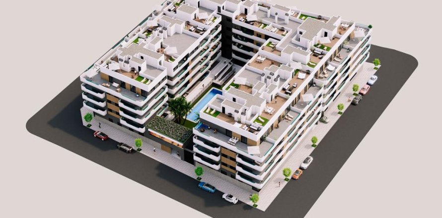 Квартира в Санта-Пола, Аликанте, Испания 3 спальни, 296.65м2 №151222