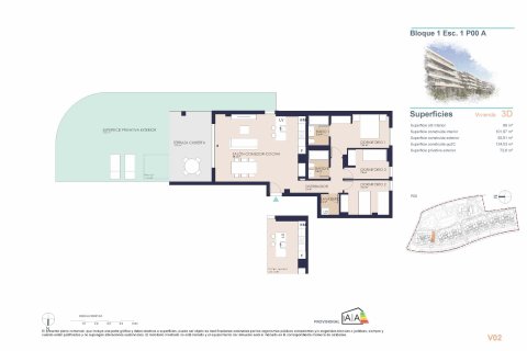 Dzīvoklis pārdošanā Denia, Alicante, Spānijā 3 istabas, 101 m2 Nr. 171445 - attēls 7