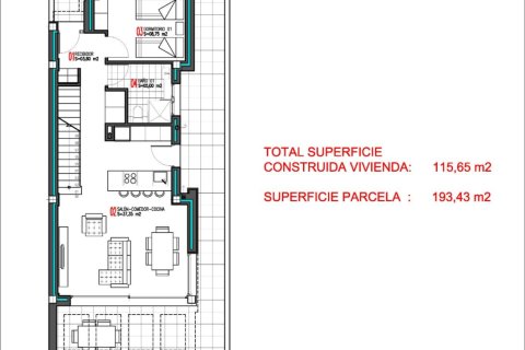 Villa till salu i Torrevieja, Alicante, Spanien 3 sovrum, 115 kvm. Nr. 187173 - foto 16