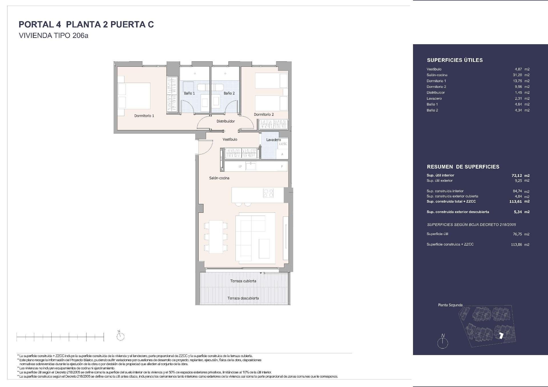 Apartament w Marbella, Malaga, Hiszpania 2 sypialnie, 113 mkw. nr 169407
