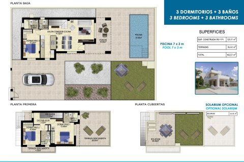Villa for sale Polop, Alicante, Spain 3 bedrooms, 129 sq.m. No. 112624 - photo 6