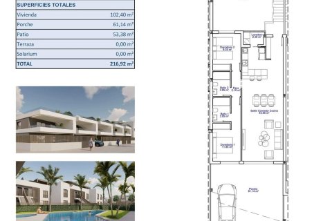 Bungalowi myytävänä Pilar de la Horadada, Alicante, Espanja, 2 makuuhuonetta, 102 m2 No. 161192 - kuva 14