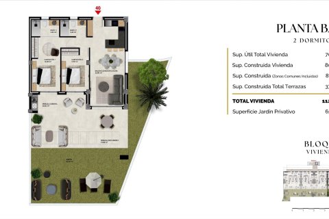 Appartamento in vendita a Finestrat, Alicante, Spagna 2 camere da letto, 80 mq. N° 190848 - foto 29
