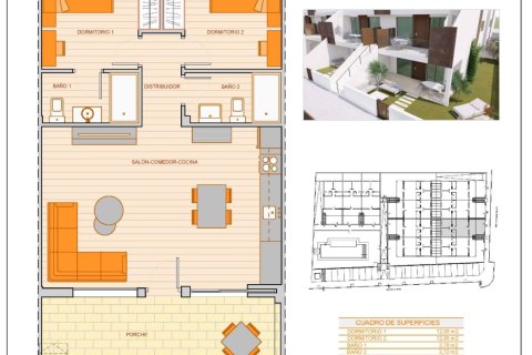 Bungalow zum Verkauf in Pilar de la Horadada, Alicante, Spanien 2 Schlafzimmer, 80 m2 Nr. 142351 - Foto 19