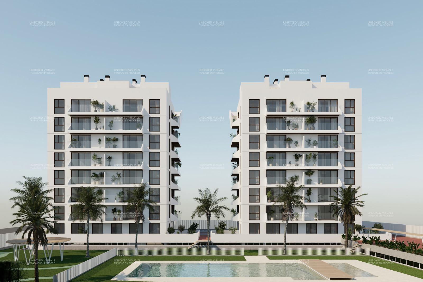 Lägenhet i Guardamar del Segura, Alicante, Spanien 2 sovrum, 65 kvm. Nr. 149247