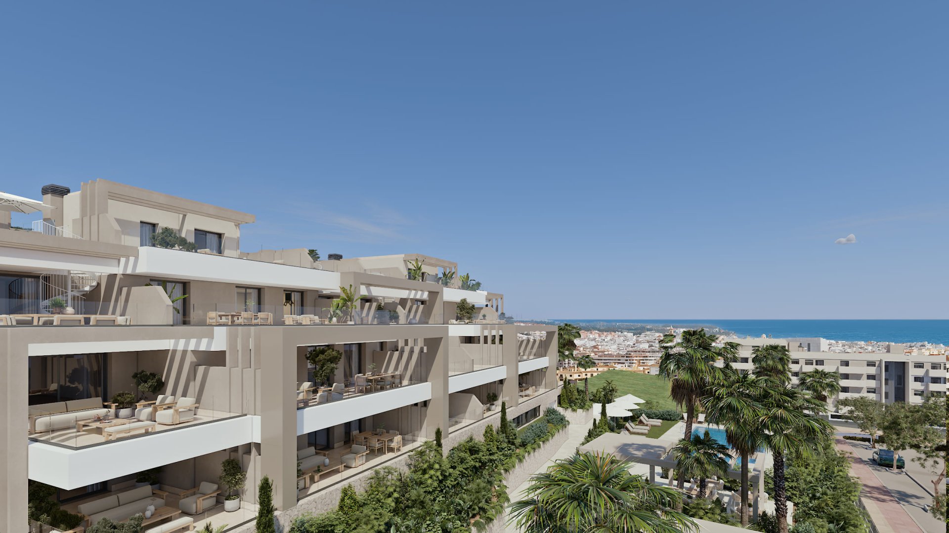 Bungalow a Estepona, Malaga, Spagna 2 camere da letto, 104 mq. N° 136183