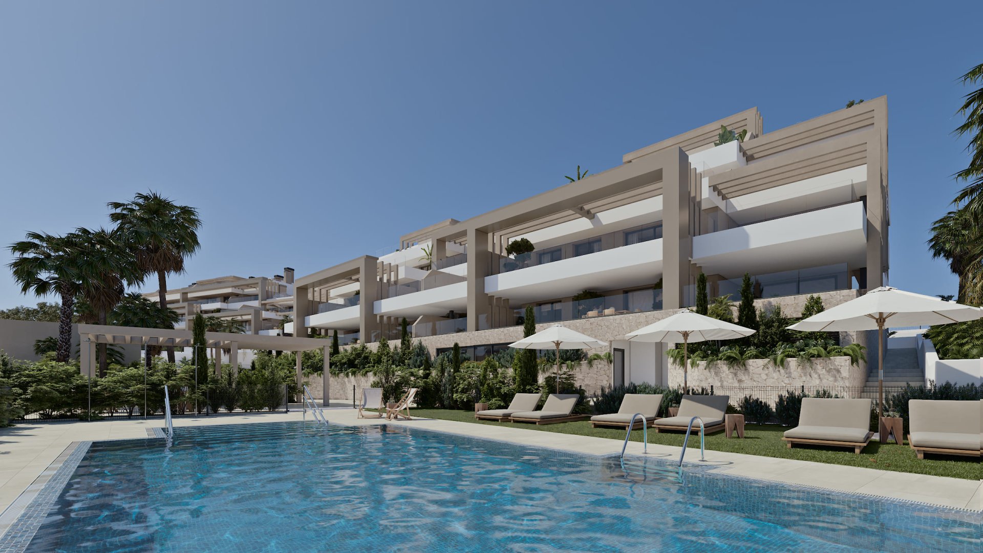 Bungalow a Estepona, Malaga, Spagna 2 camere da letto, 104 mq. N° 136183