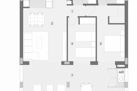 Dzīvoklis pārdošanā Alicante, Spānijā 2 istabas, 63 m2 Nr. 113620 - attēls 11